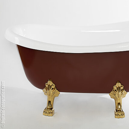 Shooting in einer nostalgischen Badewanne Badewanne viktrorianischer Stil